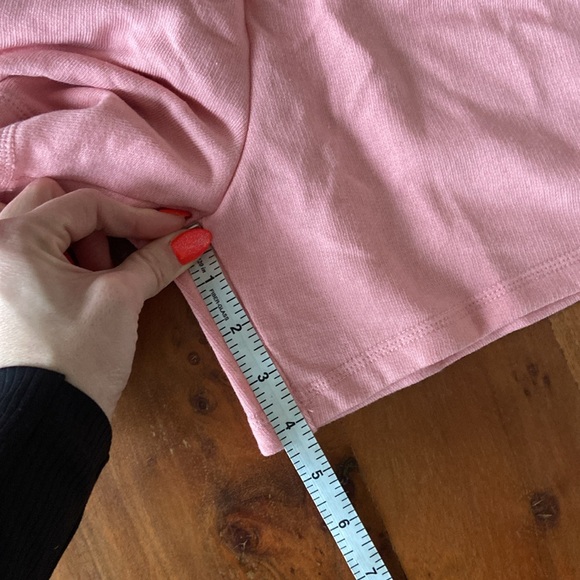 SO rainbow stripe casual sweat shorts lounge sleep Aviator Nation vibes size xs - Picture 12 of 13